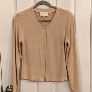 Cache Tops - Cache camel colored knit top Cache Tops - Cache camel colored knit top